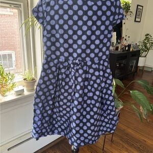 Crewcuts Blue Flutter Sleeve Sundress